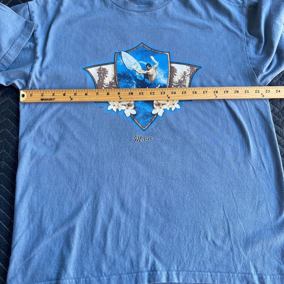 Hawaii Shirt Adult Extra Large XL Blue Longboard Legends Maui Surf - Picture 7 of 11